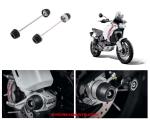 Ducati DesertX Axle Protection Kit from 2022 by Evotech Performance